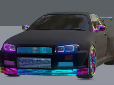 Nissan Skyline GTR 3D model