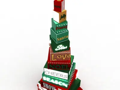 Christmas Tree- Box 3D model
