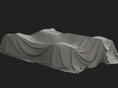Sportcar Cover 04 3D model