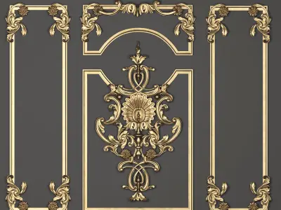 luxury ornament 3D model