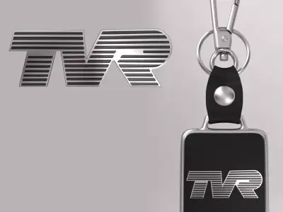 TVR car logo keychain 3d model  3D model