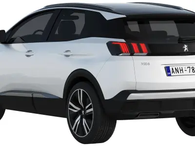 Peugeot 3008 2021 3D model