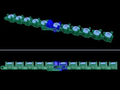 Dainty Diamond Tennis Bracelet 3mm 3D print model