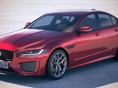 Jaguar XE R-Dynamic 2020 3D model