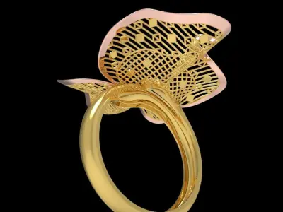 Fusion Gold Rings RAB01 3D print model