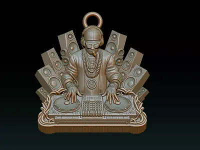 3D DJ Model - STL - OBJ - ZTL 3D print model