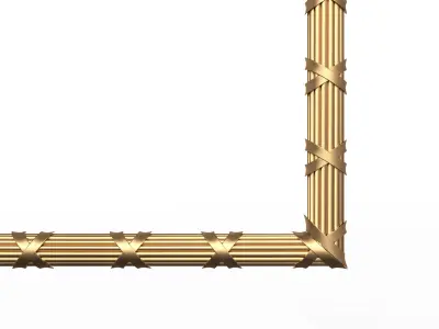 Frame Carved Decoration CNC Low-poly 3D model