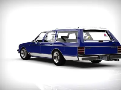 Chevrolet Caprice wagon  1980 3D model
