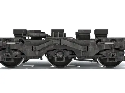 Train Wheels 3D model
