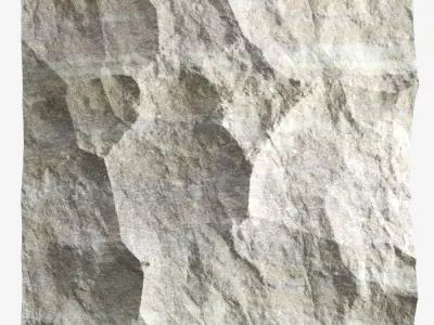 222-RockPanel piece of stone 3D model