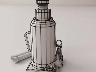 Bottle Jack 3D model