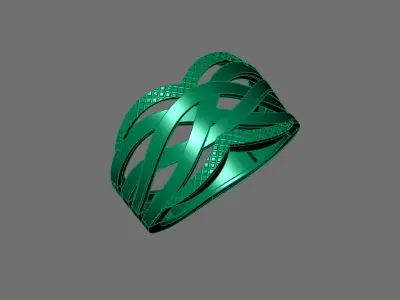 Plain Ring Women Ready STL 3DM Models Womens Rings 3D models 3D print model 44