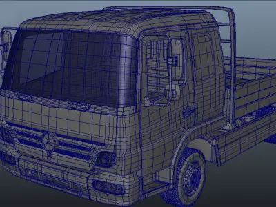 truck mercedes benz 3D model