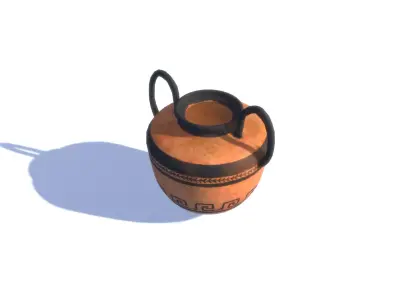 Greek Vase Free low-poly 3D model