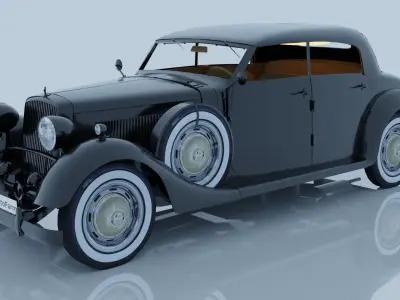 Mercedes Antique 3D model