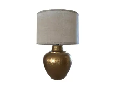 Hammered Bronze Lamp 3D model
