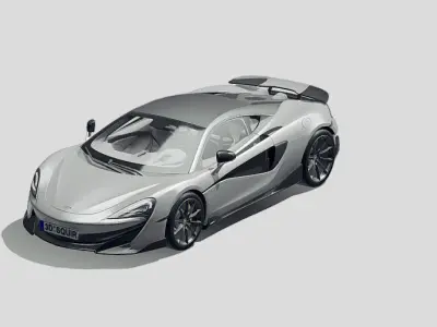  McLaren 600LT 2019 3D Model 3D model
