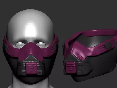 helmet high poly sculpt 3d printable 3D model buy
