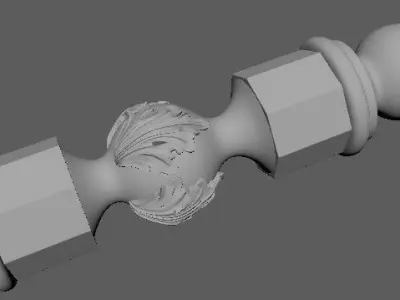 baluster ornament 3D model