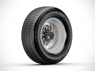 Wheel v8 3D model