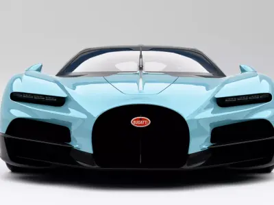 Bugatti Tourbillon 2026 Low-poly 3D model