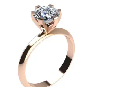 engagement ring  3D print model