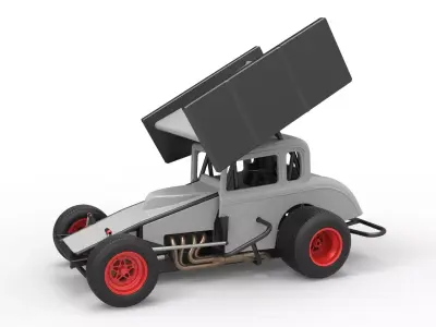 New Zealand Modified stock car Scale 1 to 25 3D print model