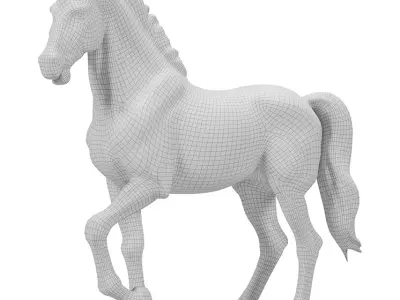  Horse Sculpture 3D model