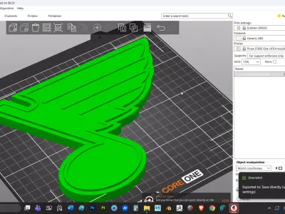 ST Louis Blues logo - Cinematic - 3D print 3D model