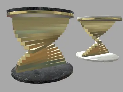 Modern Luxury Table 01 Low-poly 3D model