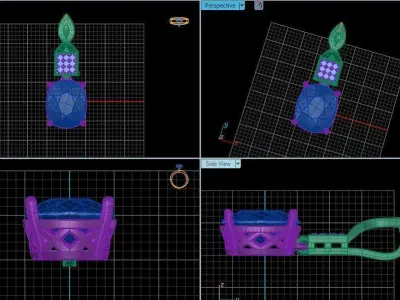 Pendant 52 3D print model