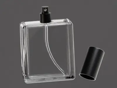 Perfume Glass Bottle Low-poly 3D model