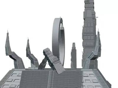 Sci Fi Portal 3D model