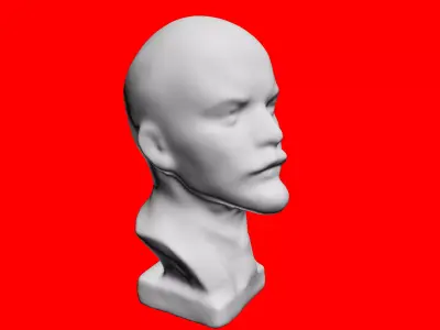 Bust of Lenin Free 3D model