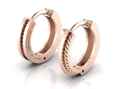 free earring Free 3D print model