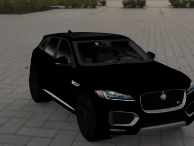 Jaguar F-PACE  3D model