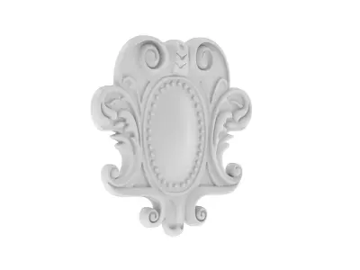 Cartouche Ornament 003 3D model