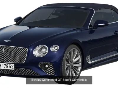Bentley HQ cars collection 3D Model Pack