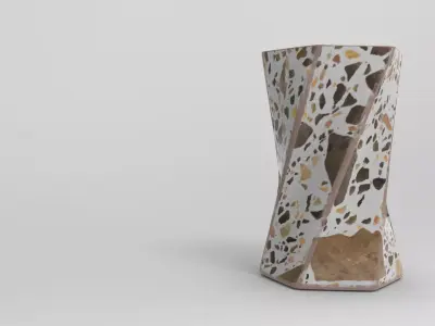 Koal Vase Low-poly 3D model