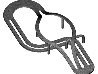 Premium Sports Race Track 3D print model