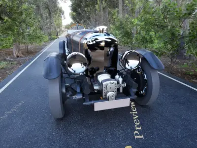 Bentley Free 3D model purchase