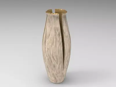 Vudi Vase Low-poly 3D model