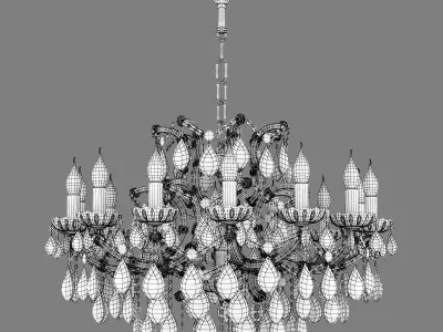 775153 Champa Osgona Chandelier 3D model