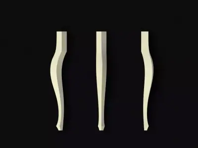 leg High quality 3d models for processing on a cnc machine Free 3D model