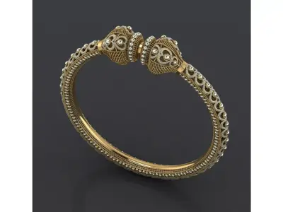 fusion bangles moo karra indian  28 3D print model
