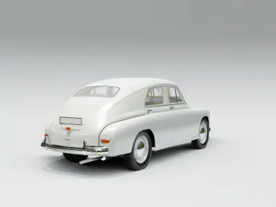 Gaz M20 Pobeda  Warszawa M20 3D model