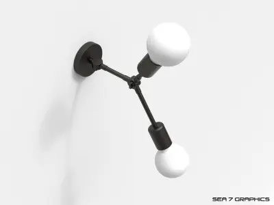 Wall Lamp Nowodvorski Twig 3D model