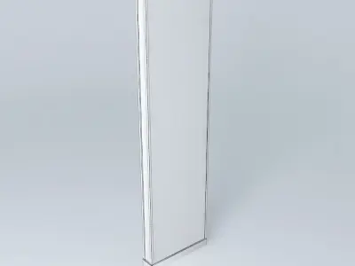Mailbox wall shelf with number Free 3D model
