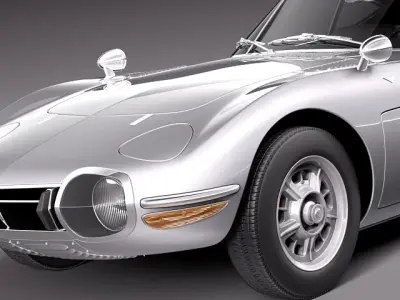 Toyota GT2000 1967-1970 3D model