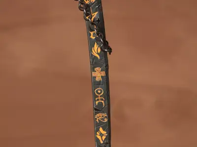 Elemental Runic Sword Pack - 5 Game-Ready Variant Low-poly 3D model